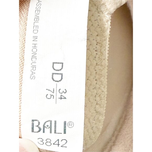 Bali Body Physics Defy Gravity Underwire Hidden Support Bra NEW 34DD - Picture 4 of 7